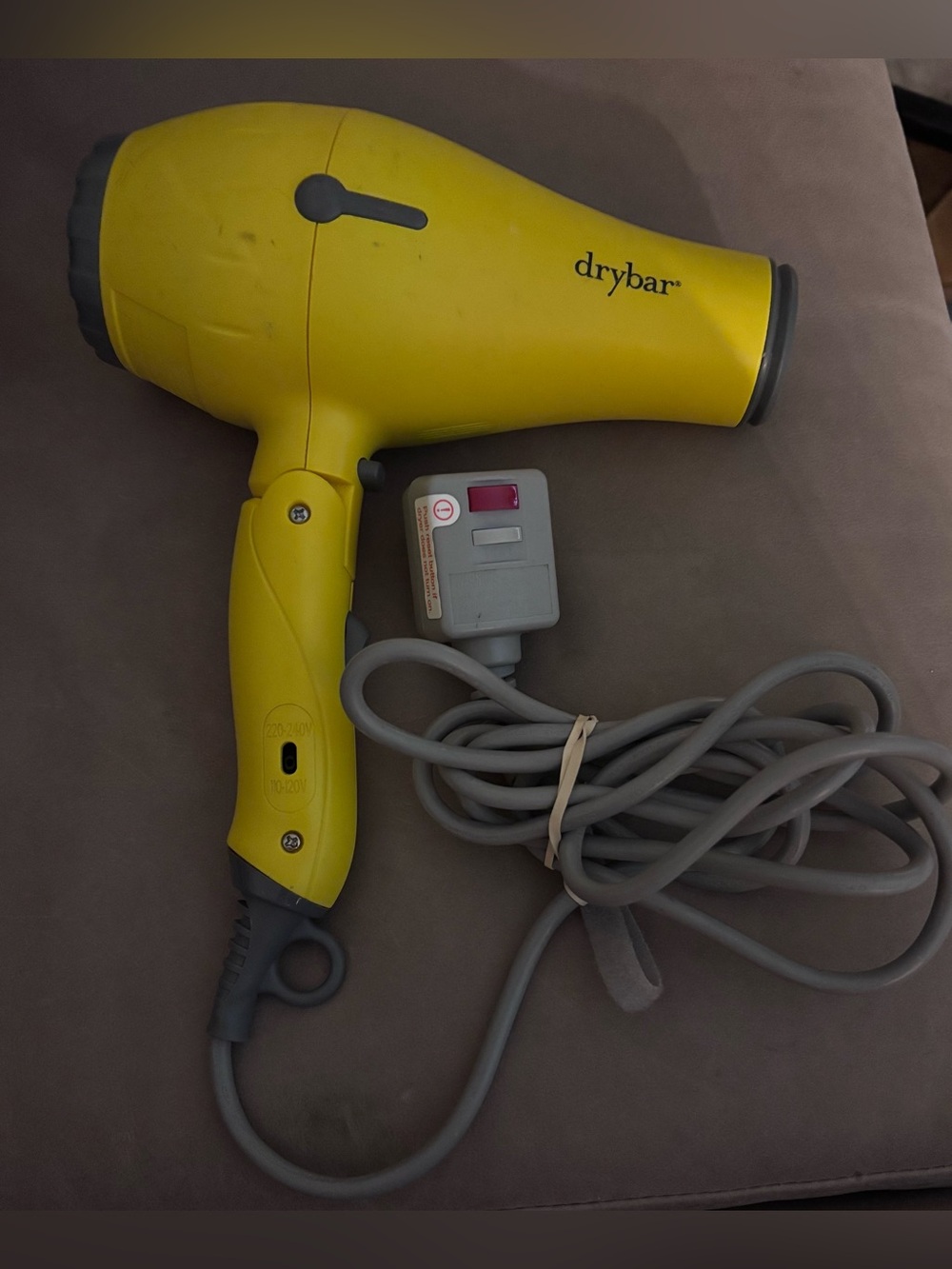 Drybar Baby Buttercup Foldable Travel Hair Dryer Dual Voltage Tested Works